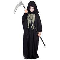 Halloween zwarte cape kinderen 10-12 jaar  -