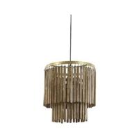 Light&living Hanglamp Ø45x43 cm GULARO hout donker bruin - thumbnail