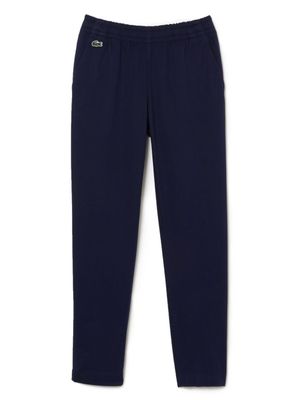 Lacoste Kids pantalon en gabardine à coupe stretch - Bleu