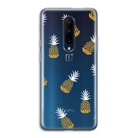 Ananasjes: OnePlus 7 Pro Transparant Hoesje