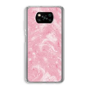 Abstract Painting Pink: Xiaomi Poco X3 NFC Transparant Hoesje