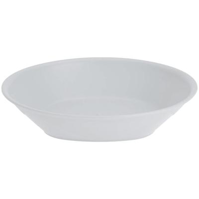 Excellent Houseware Bordjes - 4x stuks - D18 cm - wit - onbreekbaar