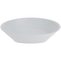 Excellent Houseware Bordjes - 4x stuks - D18 cm - wit - onbreekbaar