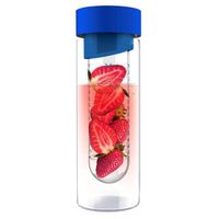 Asobu Flavour It drinkbeker - glas - incl fruitinfuse - 480 ml - blauw - thumbnail