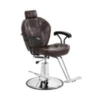 Ilford kappersstoel met hoofd- en voetensteun - zithoogte 52 - 64 cm - 150 kg - bruin