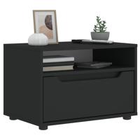 Tv-meubel VISNES 60x40x38 cm bewerkt hout zwart