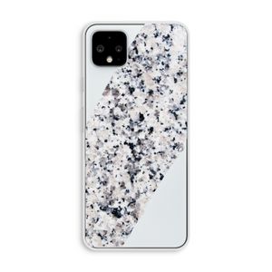 Gespikkelde marmer: Pixel 4 XL Transparant Hoesje