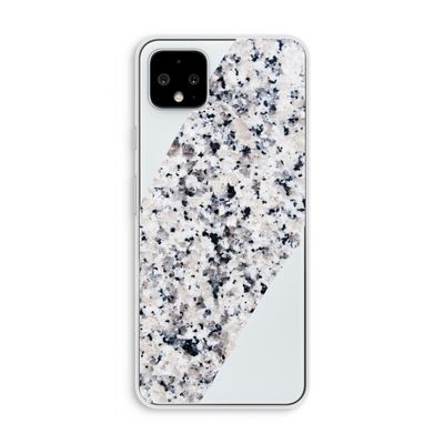 Gespikkelde marmer: Pixel 4 XL Transparant Hoesje