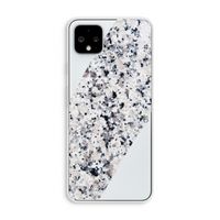 Gespikkelde marmer: Pixel 4 XL Transparant Hoesje