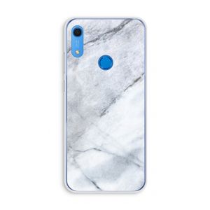 Witte marmer: Huawei Y6s Transparant Hoesje