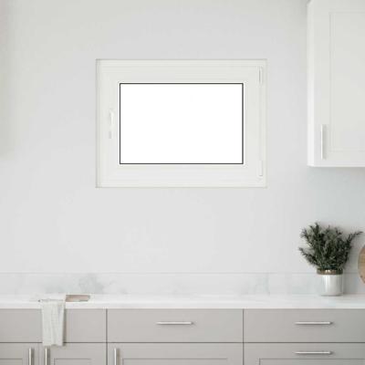 Kelderraam "RISOR" 80x70 cm draai-kiep DIN rechts wit