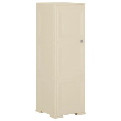 Opbergkast hout-look 40x43x125 cm kunststof angorawit