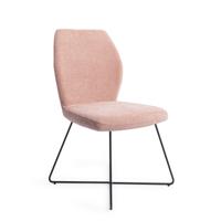 Jesper Home Eetkamerstoel 'Ikata' Cross Black, kleur Anemone