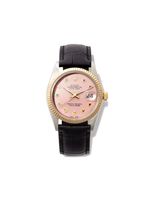 Lizzie Mandler Fine Jewelry montre Datejust 30 mm pre-owned customisée - Rose