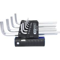 KS Tools 920.2150 Inbus Haakse schroevendraaierset 1/16 inch, 5/64 inch, 3/32 inch, 1/8 inch, 5/32 inch, 3/16 inch, 7/32 inch, 1/4 inch, 5/16 inch, 3/8 inch