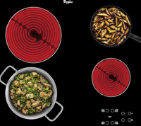 Whirlpool AKT 8090/NE kookplaat Zwart Ingebouwd Keramisch 4 zone(s) - thumbnail