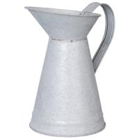 Esschert Design Bloemvaas - oud zink - 20 cm - gieter / kan - home deco