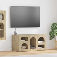 TV-kast Sonoma Eiken 80 x 35 x 40 cm Bewerkt hout