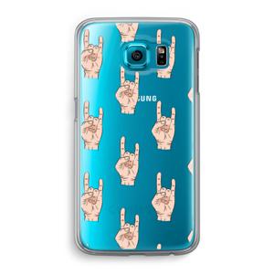 Rock: Samsung Galaxy S6 Transparant Hoesje
