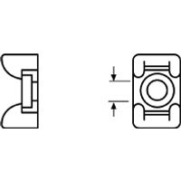 KR8G5-N66-NA  (100 Stück) - Mounting element for cable tie KR8G5-N66-NA - thumbnail