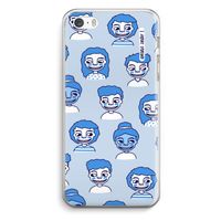 Gezichtjes: iPhone 5 / 5S / SE Transparant Hoesje