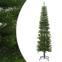 VidaXL Kunstkerstboom met standaard smal 210 cm pe