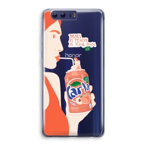 Peach please!: Honor 9 Transparant Hoesje