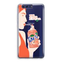 Peach please!: Honor 9 Transparant Hoesje