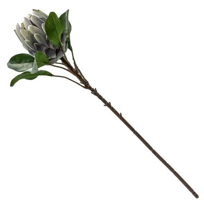 Kunstbloem Protea royal blauw
