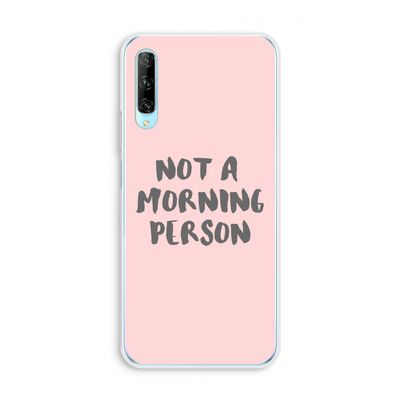 Morning person: Huawei P Smart Pro Transparant Hoesje