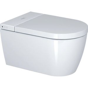 Duravit SensoWash Starck F Plus douchewc - 37.8x57.5cm - spoelrandloos - met closetzitting - Automatisch openen/sluiten van deksel - glans wit 650000012004320