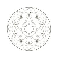 BREMBO Serie Oro remschijf, remschijven voor de moto, zwevend 78B408B4