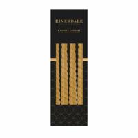 Riverdale - Dinerkaarsen Gedraaid - Set van 4