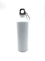 Aluminium buitensport waterfles draagbare alpinisme fles rijden waterfles capaciteit: 500ml (wit)