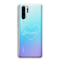 Forever heart pastel: Huawei P30 Pro Transparant Hoesje