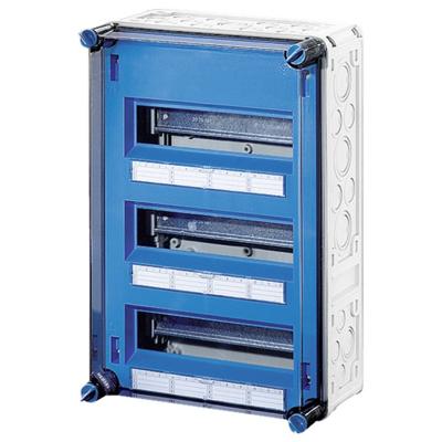 Hensel 2000613 Mi 1335 Kleine verdeelkast Opbouw (op muur) Aantal groepen: 36 Aantal rijen: 3 Inhoud: 1 stuk(s)