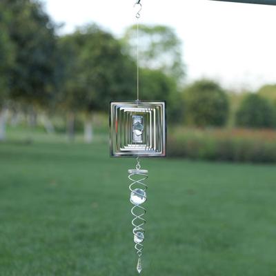 Opvouwbare metalen platen ijzeren draad wind chimes huis Tuin Decoratie (W014)