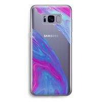 Zweverige regenboog: Samsung Galaxy S8 Transparant Hoesje