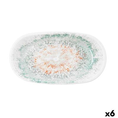 Snackdienblad Bidasoa Kai Hydrozero Wit 26 x 14,5 cm (6 Stuks)