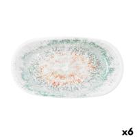 Snackdienblad Bidasoa Kai Hydrozero Wit 26 x 14,5 cm (6 Stuks)