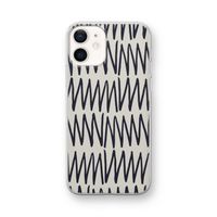Marrakech Zigzag: iPhone 12 mini Transparant Hoesje