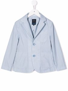 Fay Kids blazer cintré à simple boutonnage - Bleu