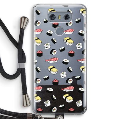 Sushi time: LG G6 Transparant Hoesje met koord