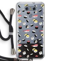 Sushi time: LG G6 Transparant Hoesje met koord