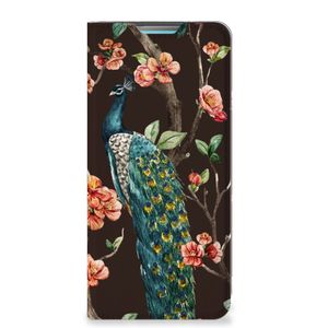 Samsung Galaxy A53 Hoesje maken Pauw met Bloemen