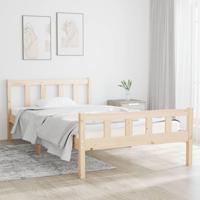 Bedframe massief hout 100x200 cm