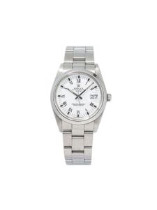 Rolex montre Oyster Perpetual Date 34 mm pre-owned (1993) - Blanc