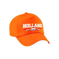 Nederland / Holland landen petje - oranje - volwassenen - Supporters baseball caps