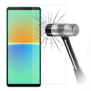 Sony Xperia 10 IV Screenprotector van gehard glas - 9H, 0,3 mm - Doorzichtig