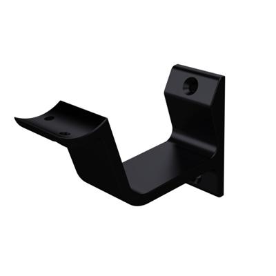Hermeta 3552-18 leuninghouder holzadel 76 mm mat zwart